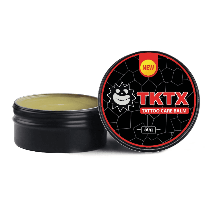 TKTX Aftercare Tattoo Care Balm - Official TKTX Numbing Cream. TKTX Aftercare Balm: Speeds tattoo healing, protects color, and prevents scabbing. Natural, nourishing formula.